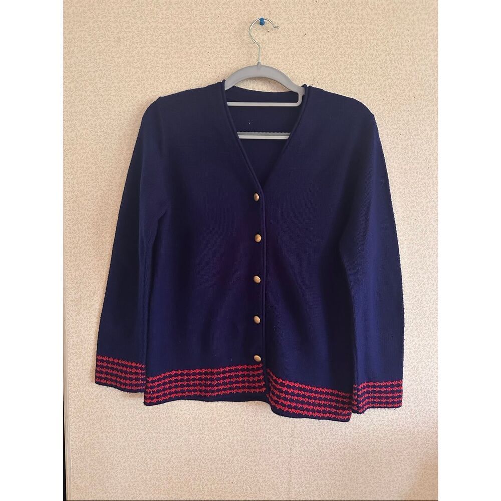 Vintage Navy blue cardigan